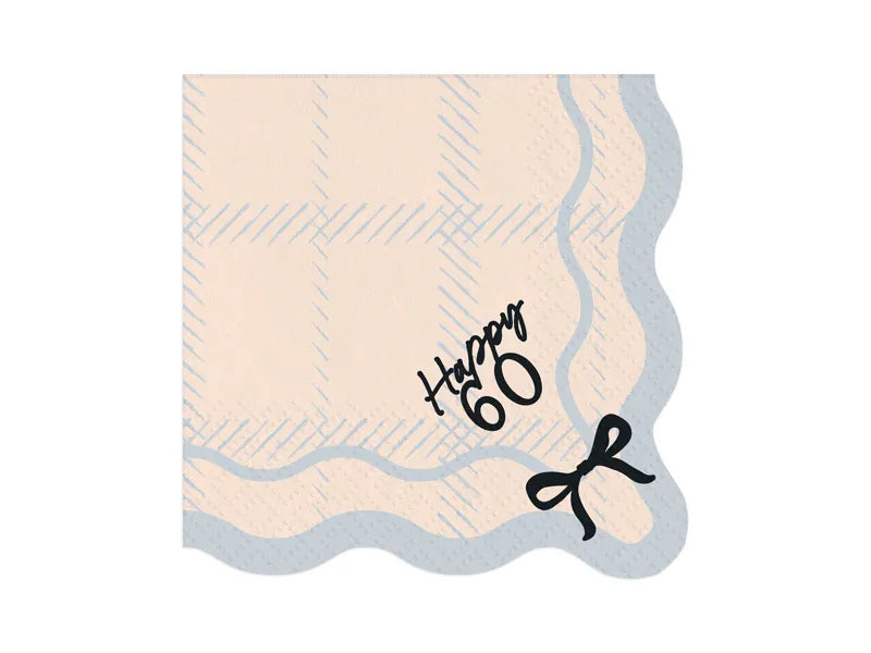 60 Years Napkins 33cm 12pcs