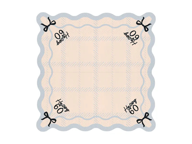 60 Years Napkins 33cm 12pcs