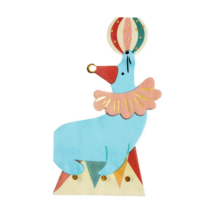 Serviettes de table Cirque 17cm 12pcs
