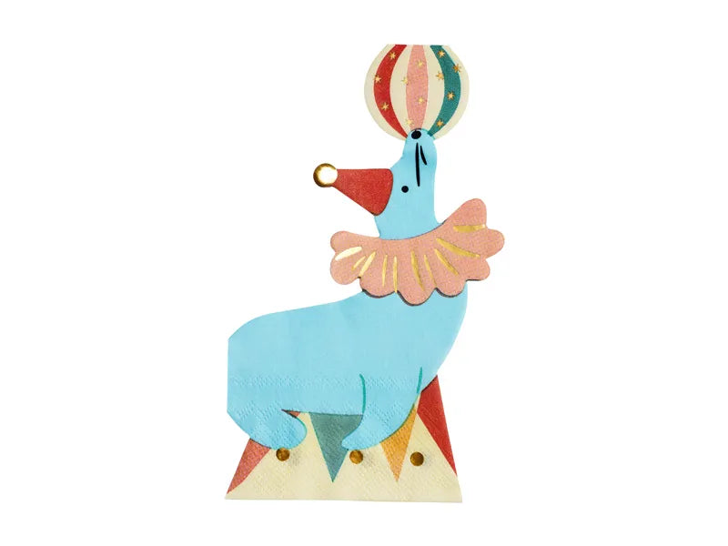Serviettes de table Cirque 17cm 12pcs