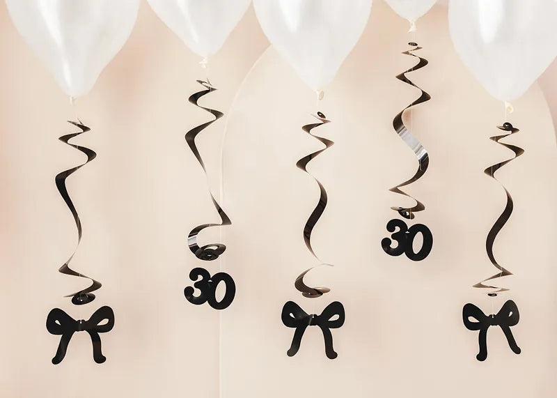 30 ans Décoration suspendue 50cm 5pcs