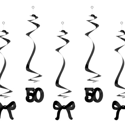 50 ans Décoration suspendue 50cm 5pcs