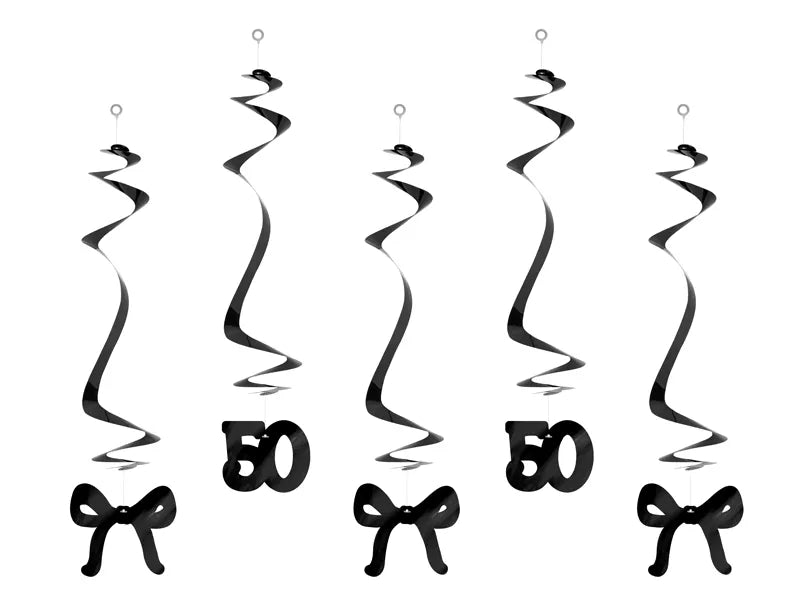 50 ans Décoration suspendue 50cm 5pcs