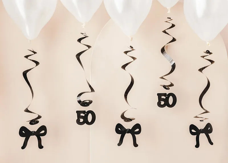 50 ans Décoration suspendue 50cm 5pcs