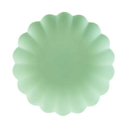 Assiettes Turquoise 22cm 4pcs