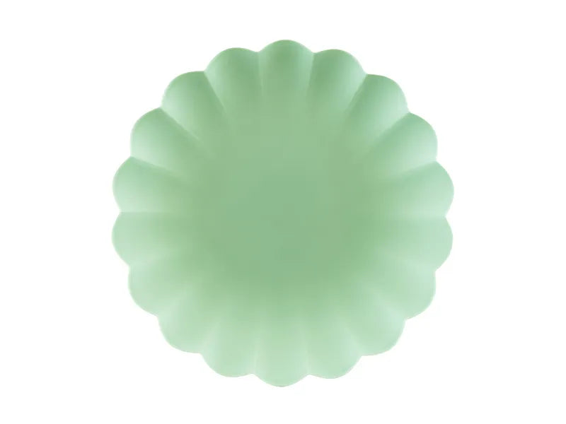Assiettes Turquoise 22cm 4pcs