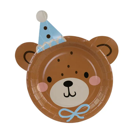 Assiettes Ours 21cm 6pcs