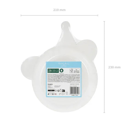 Assiettes Ours 21cm 6pcs
