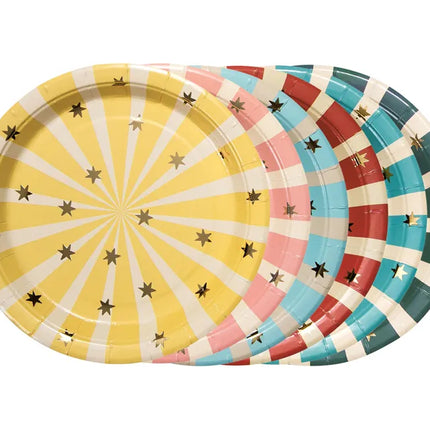 Assiettes de cirque 18cm 6pcs