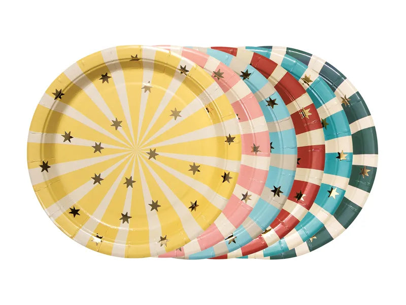 Assiettes de cirque 18cm 6pcs