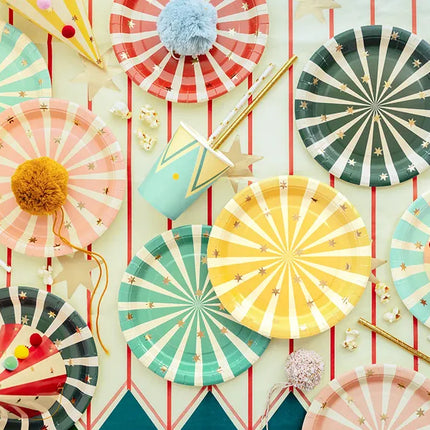 Assiettes de cirque 18cm 6pcs