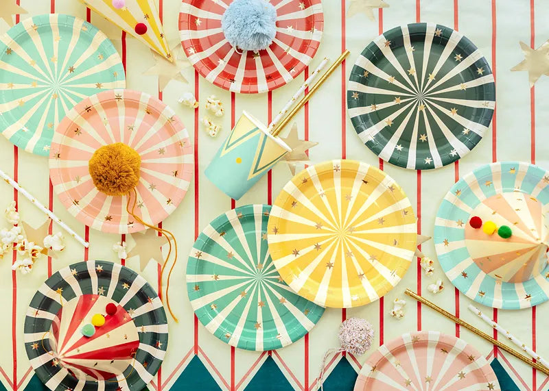 Assiettes de cirque 18cm 6pcs