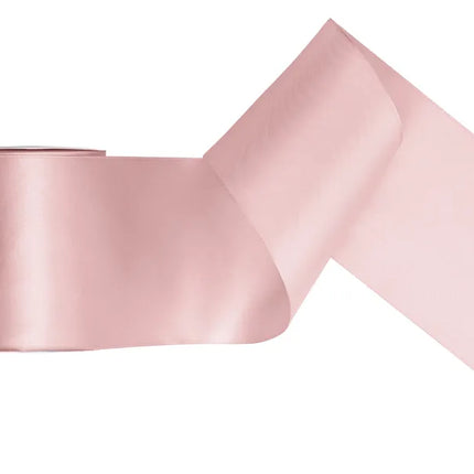 Ruban rose clair satiné 25m