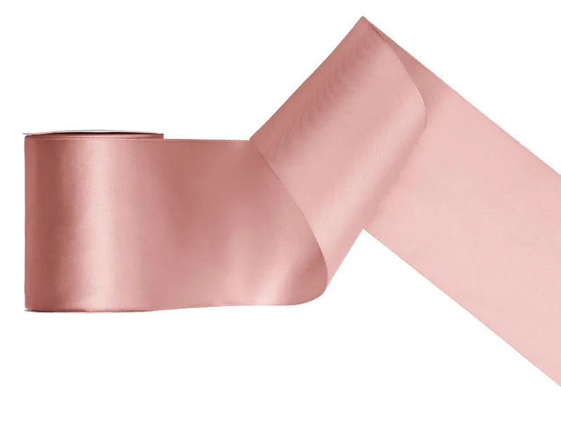 Ruban rose satiné 25m