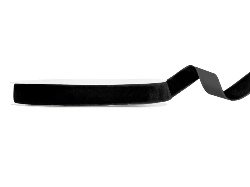 Ruban noir 15Mm Velours 25m