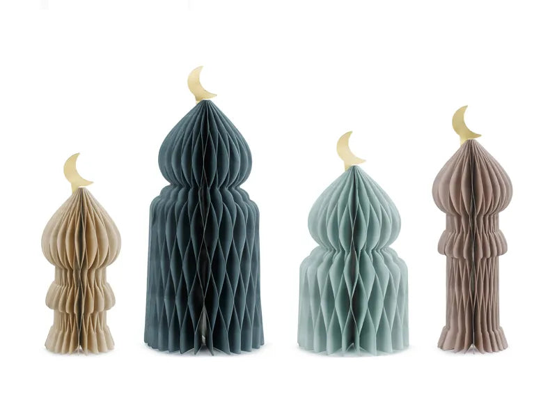 Set de décoration Eid Mubarak 22.5cm 4pcs