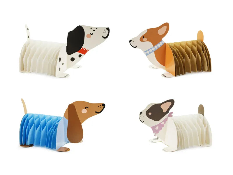 Décoration de table pour chien 30cm 4pcs