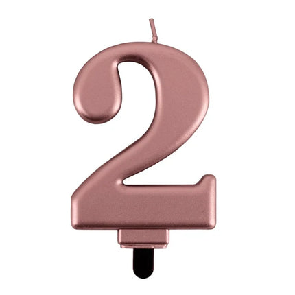 Bougie « 2 ans » en or rose