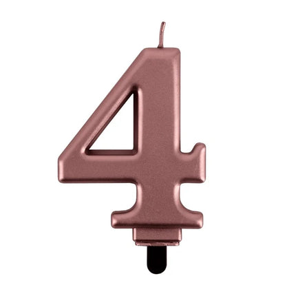 Bougie « 4 ans » en or rose