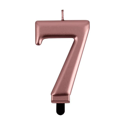 Bougie « 7 ans » en or rose