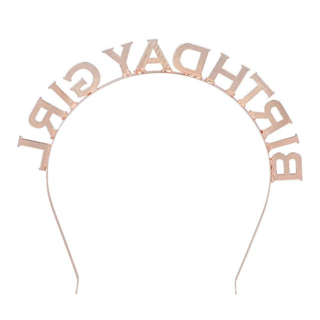 Birthday Girl Haarband Zilver van Boland koop je bij Partywinkel