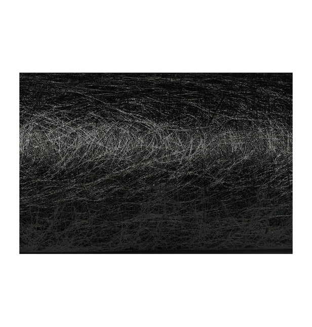 Chemin de table noir brillant 10M 30cm