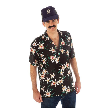 Chemise Magnum noire à imprimé floral