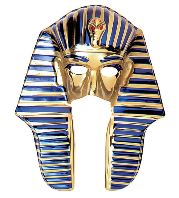Blauw Gouden Masker Egyptisch van Widmann koop je bij Partywinkel