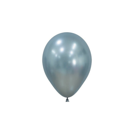 Blauwe Ballonnen metallic 12cm 50st van Sempertex koop je bij Partywinkel
