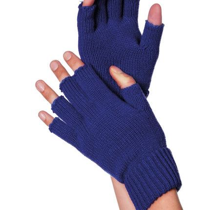 Blauwe Handschoenen Vingerloos van Wilbers & Wilbers koop je bij Partywinkel