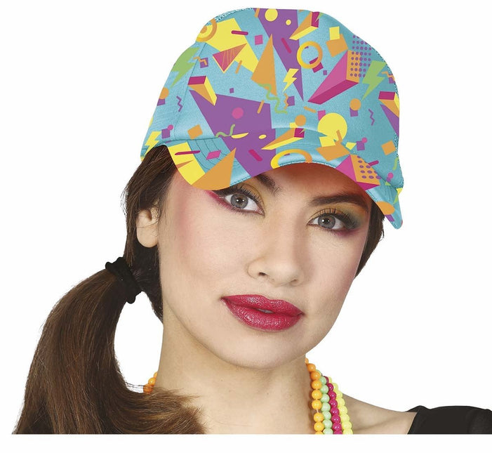 Blauwe Jaren 80 Pet Neon van Fiestas Guirca koop je bij Partywinkel