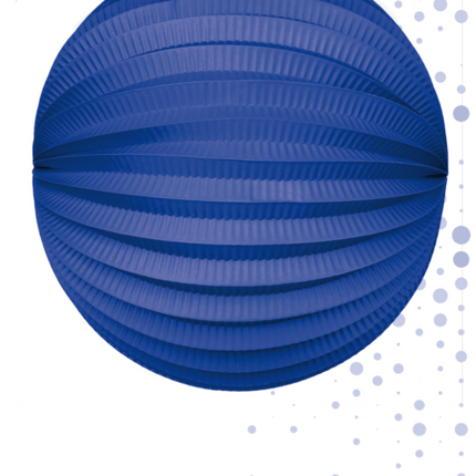 Blauwe Lampion 25cm van WeFiesta koop je bij Partywinkel