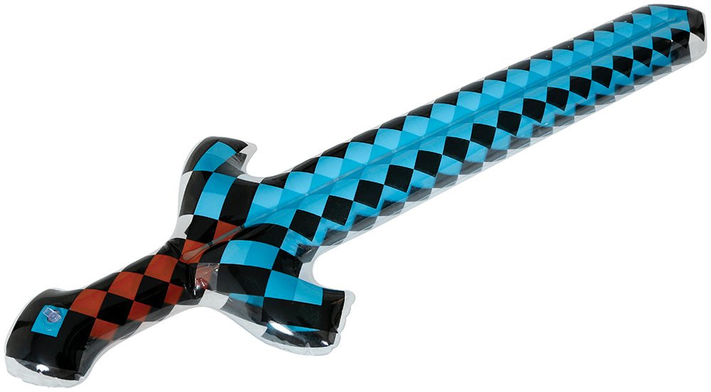 Blauwe Nep Zwaard Pixel - Partywinkel - 8434077167090