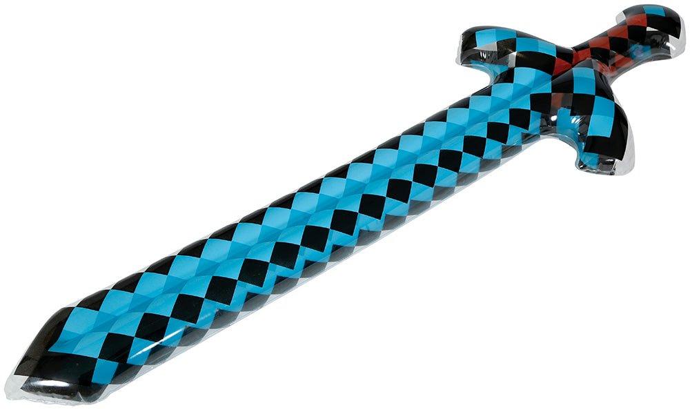 Blauwe Nep Zwaard Pixel - Partywinkel - 8434077167090