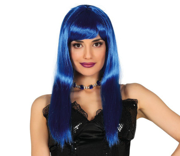 Blauwe Pruik van Fiestas Guirca koop je bij Partywinkel