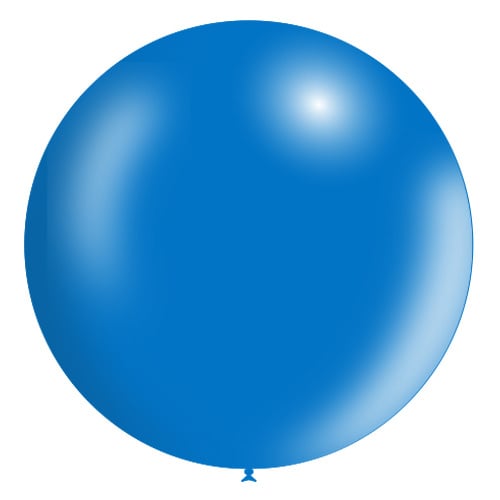 Blauwe Reuze Ballon XL Metallic 91cm - Partywinkel - 8436440881602