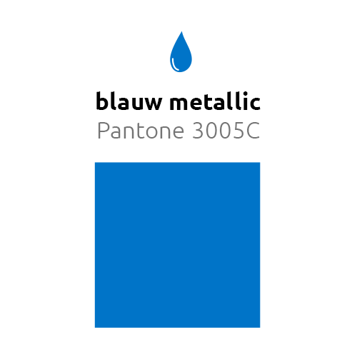Blauwe Reuze Ballon XL Metallic 91cm - Partywinkel - 8436440881602