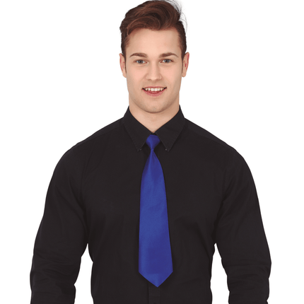 Blauwe Stropdas 47cm van Fiestas Guirca koop je bij Partywinkel