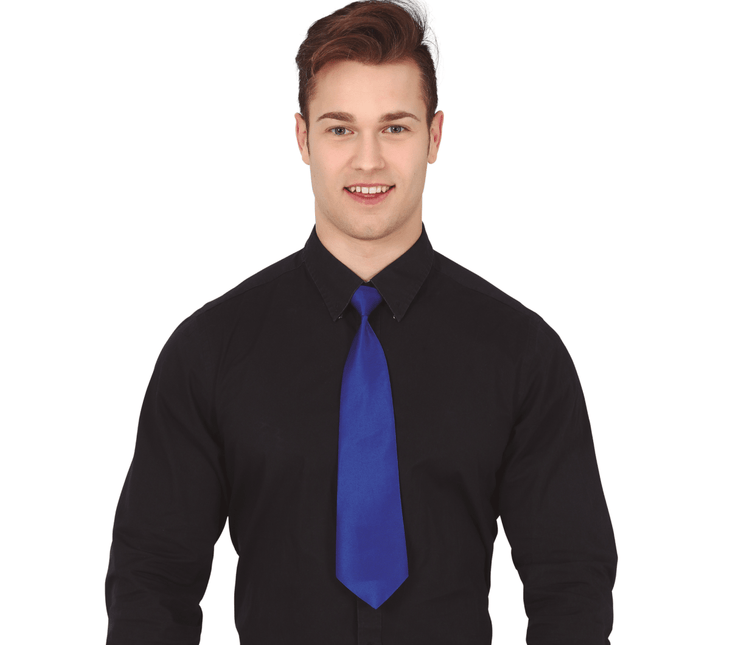 Blauwe Stropdas 47cm van Fiestas Guirca koop je bij Partywinkel