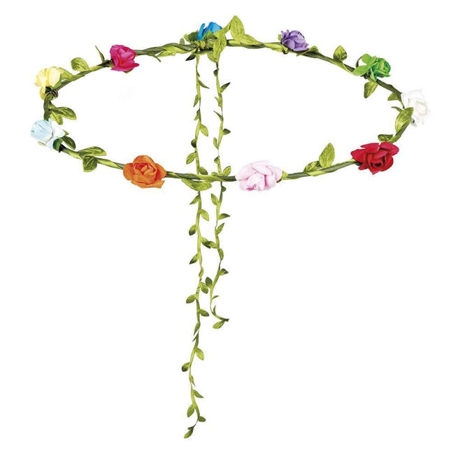 Bloemen Haarband Deluxe - Partywinkel - 8712026522207