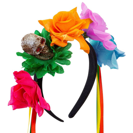 Bloemen Haarband Roosjes van Widmann koop je bij Partywinkel