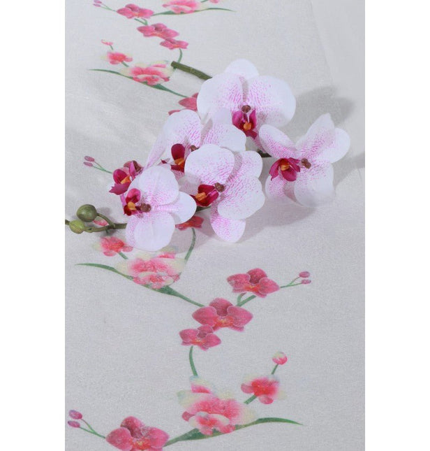 Bloemen Tafelloper Orchids 5m van CHAKS koop je bij Partywinkel