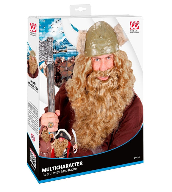 Blonde Nep Baard Lang van Widmann koop je bij Partywinkel