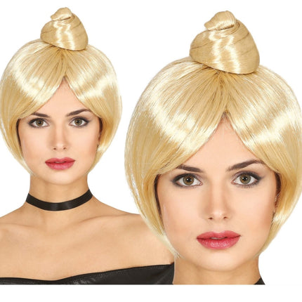 Blonde Pruik Knot van Fiestas Guirca koop je bij Partywinkel