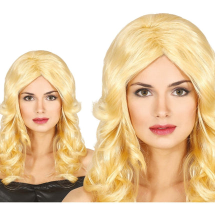 Blonde Pruik Slag van Fiestas Guirca koop je bij Partywinkel