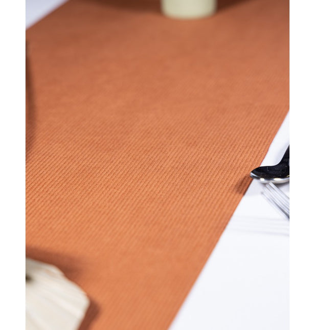 Chemin de table orange 3m