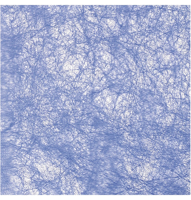 Chemin de table bleu Romance 10m