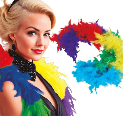 Boa Gekleurd 1,80m van Fiestas Guirca koop je bij Partywinkel