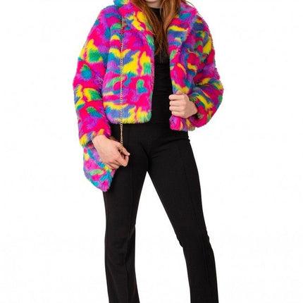 Bontjas Camouflage Regenboog van PartyXplosion koop je bij Partywinkel