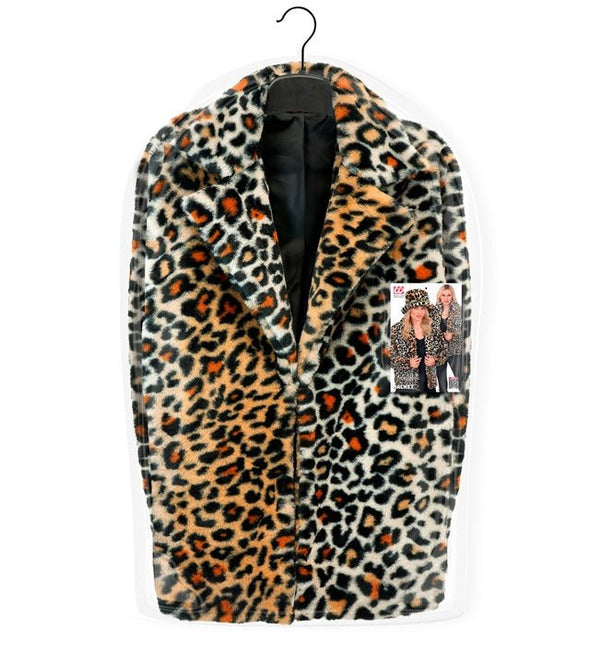 Bontjas Pluche Dames Luipaard van Widmann koop je bij Partywinkel